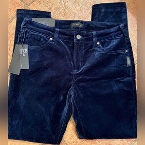 Navy corduroy jeans